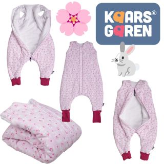 🌸 Novinka v Kaarsgaren! 🌸 Představujeme vám náš nový nožičkový spací pytel s motivem růžového zajíčka 🐇. Zajistí vašemu...