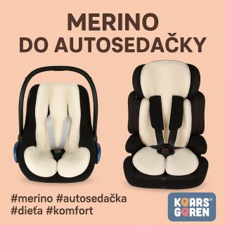 🧶 Připravte autosedačku na chladnější dny stylově a s pohodlím! Naše podložky z merino beránka a bavlny – nabízí jemnost...